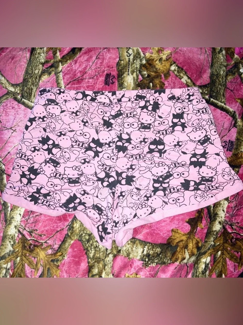 Hello Kitty Pink Shorts - Sanrio Branding